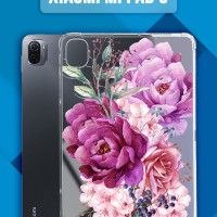 Чехол для планшета Xiaomi Mi Pad 5 дизайн "Цветы/Flowers" (Пионы, 03)