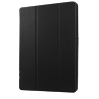 Чехол-обложка MyPads для Samsung Galaxy Tab A 10.1 2016 SM-T580 / T585C / T585N тонкий умный кожаный на пластиковой основе с трансформацией в подставку черный