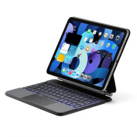 Чехол-клавиатура Magic Keyboard для iPad Pro 11, 10,9 дюйма 2018/2020/2021/2022 Bluetooth-русские + английские буквы, Магнитная адсорбция Удобно для офиса/учебы