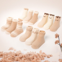 婴儿袜子春夏季新生儿棉袜宝宝精梳棉网眼无骨缝头薄款儿童袜批发