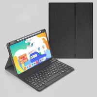 Чехол-клавиатура для Xiaomi Pad 6 / 6 Pro 11'' (Xiaomi Pad Keyboard), русские буквы, С прорезью для ручки, Черный