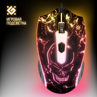 Игровая мышка для компьютера Defender Overmatch 4 кнопки 2400 dpi
