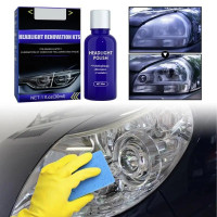Наборы для полировки автомобильных фар, средство для чистки фар, защищает фару от повторного окисления, блестящая Чистящая паста для автомобиля