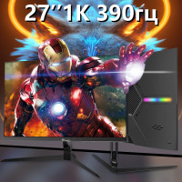 27" Монитор tiansu Компьютерный монитор 27'' 1K 390 Гц, черный матовый