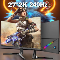 27" Монитор tiansu 27 дюймовый компьютерный монитор 2k 240гц, черный