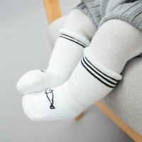 秋冬毛圈加厚婴儿袜子新生儿毛巾中筒儿童宝宝袜子精梳棉0-3岁