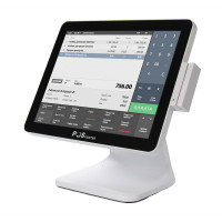 Сенсорный моноблок POSCenter POS101 (15", PCAP, J3455, RAM 4Gb, SSD 64Gb, MSR) без ОС, БЕЛЫЙ
