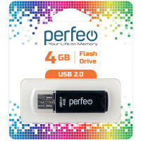 USB-флеш-накопитель Perfeo C06 4 ГБ, черный