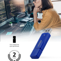 Флеш-накопитель USB 2.0 Smartbuy 8GB Dock Blue (SB8GBDK-B)