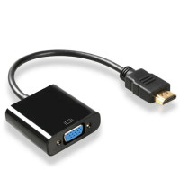 Высокоскоростной адаптер HDMI-VGA HDTV A папа-VGA мама преобразователь HDMI скалер видеокабель конвертер шнура для ПК ноутбука