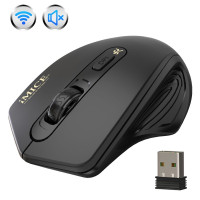 Игровая мышь беспроводная IMICE компьютерная мышь беспроводная ,бесшумная мышей для компьютера пк ноутбук, черный матовый