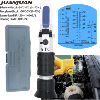 Автомобильный рефрактометр 4 в 1, антифриз, жидкость, Рефрактометр, мочевина, Adblue стекло, точка замораживания воды тестер хладагента
