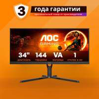 34" Монитор AGON by AOC U34G3XM/EU, красный, черный