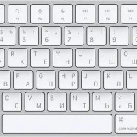 Клавиатура беспроводная Apple Magic Keyboard (С гравировкой), серебристый