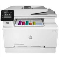 МФУ Лазерное HP Color M283fdw + USB кабель + Wi-Fi + Перезаправляемые картриджи