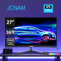 27" Монитор JCNAM 165 гц изогнутый без рамки full hd, черный