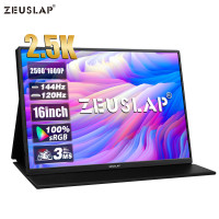 16" Монитор ZEUSLAP ZEUS1625K144, черный