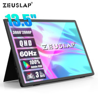 13" Монитор ZEUSLAP Z13K, черный