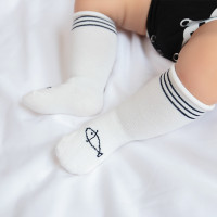 秋冬长筒婴儿袜精梳棉0-1岁新生儿袜子宝宝高筒无骨松口儿童袜