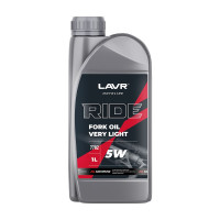 Вилочное масло LAVR MOTO RIDE Fork oil 5W 1 л