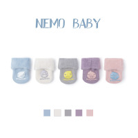 20年新款宝宝袜子秋冬季加厚加绒保暖婴儿袜防滑点胶地板袜学步袜