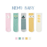 20年新款儿童袜子春秋季日系可爱卡通男女宝宝无跟长筒袜婴儿袜子