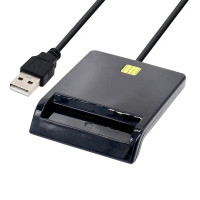 X01 USB Смарт-кардридер для банковских карт IC/ID считыватель карт EMV Высокое качество для Windows 7 8 10 Linux OS USB-CCID ISO 7816