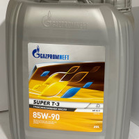 Масло трансмиссионное Gazpromneft Super T-3 85W-90 Минеральное  API GL-5 20 литров