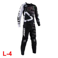 LEATT 5.5 Гоночная трикотажная рубашка и брюки для мотокросса Monste Комплект для гонщика RED BUL Женский мужской