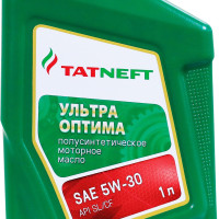 Масло моторное TATNEFT Ультра Оптима 5W-30 Полусинтетическое 1 л