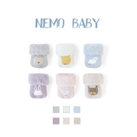 儿童袜子秋冬季新款拉毛加厚保暖宝宝袜韩版卡通婴儿加绒袜子批发