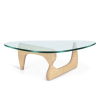 Треугольные журнальные столики Furgle, винтажный стеклянный столик для отдыха, боковой столик из закаленного стекла для кофейни/гостиной