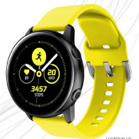 Силиконовый ремешок для часов 20мм Спортивный браслет 20 мм для смарт-часов Samsung Galaxy Watch , Gear Sport , Amazfit Bip / GTS , Huawei Watch , Honor , Garmin , Xiaomi Haylou / Ремень 20mm