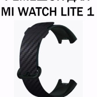 Силиконовый ремешок для Xiaomi Mi Watch Lite / Redmi Watch , карбоновый черный
