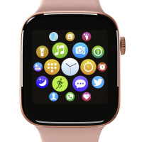 Умные часы I7 Pro Max, 44mm, розовый