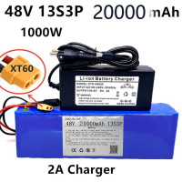 48V99999Ah 1000w 13S3P XT60 48V комплект литий-ионный батарей 99999mah для электровелосипеда 54,6 v электрический велосипед скутер с BMS + зарядное устройство