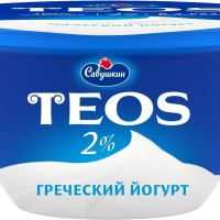 Йогурт греческий TEOS натуральный, 140 г