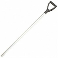 Черенок алюминиевый с V-образной ручкой ф32мм для лопаты для садового инструмента