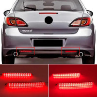 Автомобильные фонари, отражатели для бампера, задние фонари, противотуманные фары для Mazda2 sedan DE Mazda3 BK Mazda6 GH mazda8 CX7, задние фонари