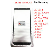 Для Samsung Galaxy A9 2018 A7 A8 A750 A6 Plus A6 + J6 J6 + J8 J4 + 2018 J8 + ЖК сенсорный экран передняя внешняя линза стекло + OCA Замена