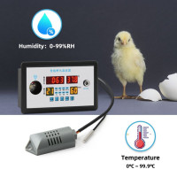 Умный инкубатор 360Автоматическое переворачивание яиц цифровой термометр регулятор влажности с датчиком 12V