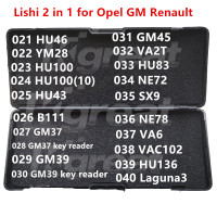 021-040 Lishi 2 в 1 2 в 1 HU46 YM28 HU100 HU43 B111 GM37 GM39 GM45 VA2T HU83 NE72 SX9 NE78 VA6 VAC102 HU136 Laguna3 для Opel GM