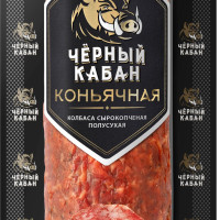 Колбаса сырокопченая Коньячная Черный Кабан, 210 г