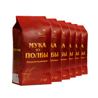 Мука цельнозерновая, мука из полбы, 6 кг, правильное питание, диетические продукты питания, оптом, Рондапродукт