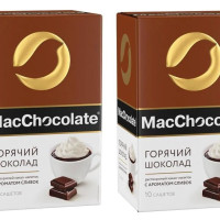 MacChocolate Горячий шоколад Сливки 2 упаковки 10шт по 20г