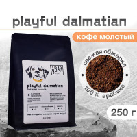 Кофе молотый 9 BAR coffee & roasters / 9 БАР КОФЕ Бразилия Куашупе Playful Dalmatian, арабика, 250 г