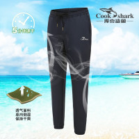 庫克鯊魚夏季休閒褲男士男裝寬鬆春季2020新款運動褲子長褲男速乾
