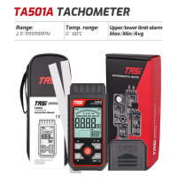 TASI TA501A лазерный тахометр до 999999 Бесконтактный цифровой лазерный тахометр для машиностроения, промышленного автомобильного двигателя, тест скорости