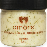 Сорбет Кубинский Лайм, Лимон и Мята Amore, 300 мл