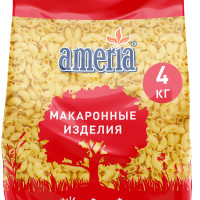 Макаронные изделия Ameria Рожки Chifferi rigate рифлёные № 056, 4 кг